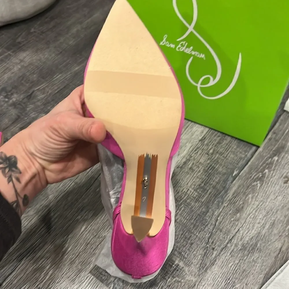 Free People x Sam Edelman NIB Halie Dahlia Satin heel - 7